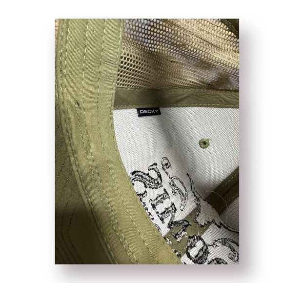 Loomis Ranch Green Trucker Hat Snapback Cap‎ OSFM Mesh Back - Picture 6 of 6